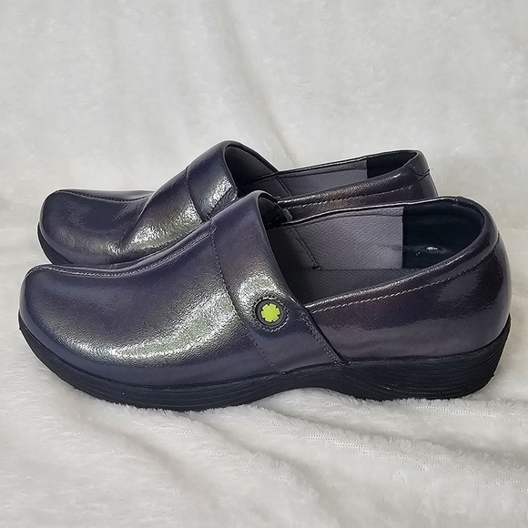 Work‎ Wonders By Dansko Camellia Clogs Nursing Work Comfort Shoes Size 41 Purple - Picture 4 of 13